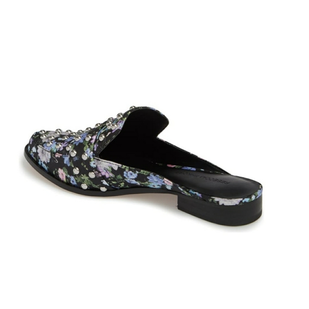 Sassy Studded Rebecca Minkoff Floral Mules - Picture 5 of 10